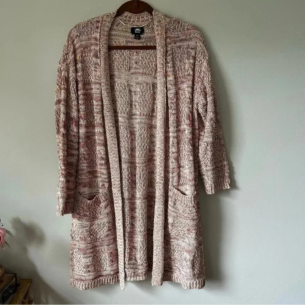 Roots| Long  Mulitcolour Cardigan